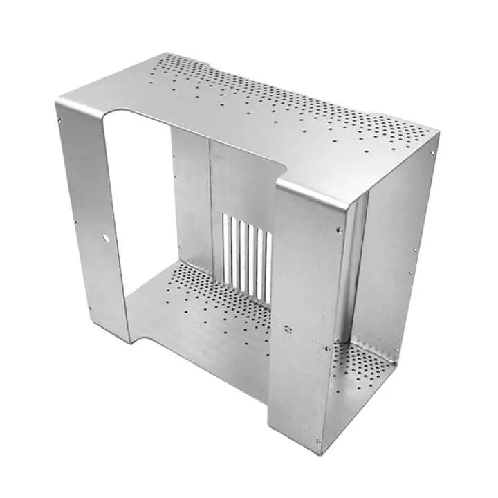 Assembled Aluminum Box with CNC Cutouts