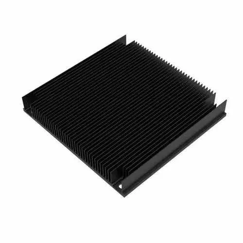 Black Anodized Aluminum Heat Sink for Electronic Cooling