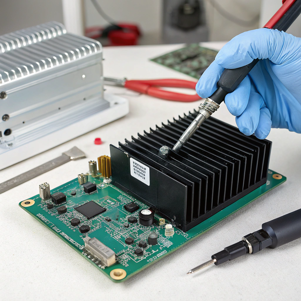 black leather office chair