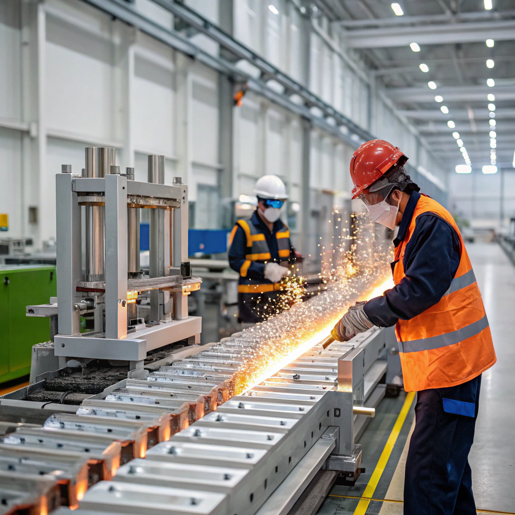 blue leather armchair with wooden legs