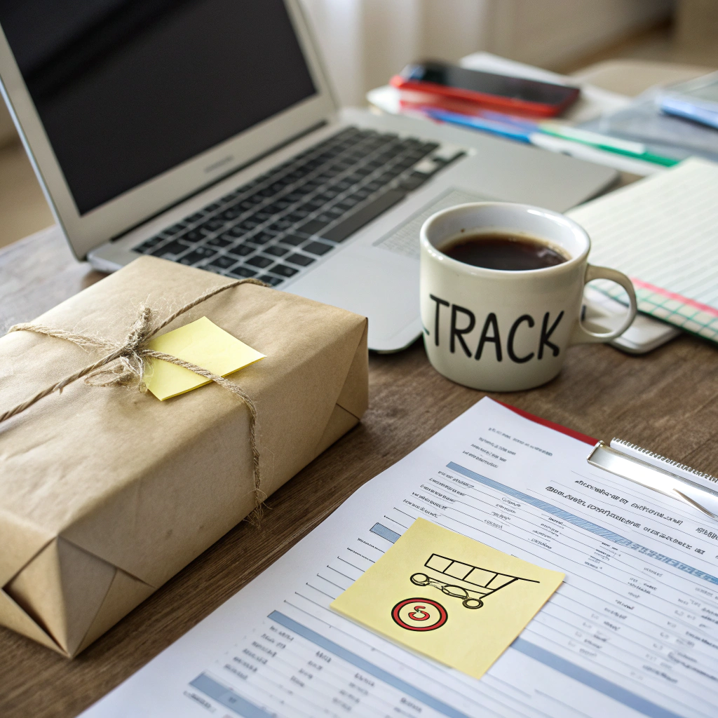 blue leather backpack with gold accents