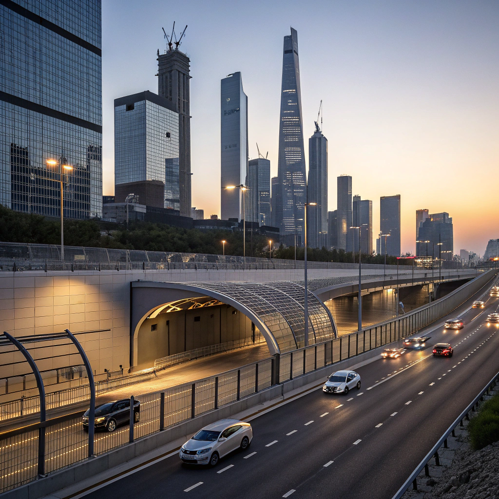 blue leather shoulder bag