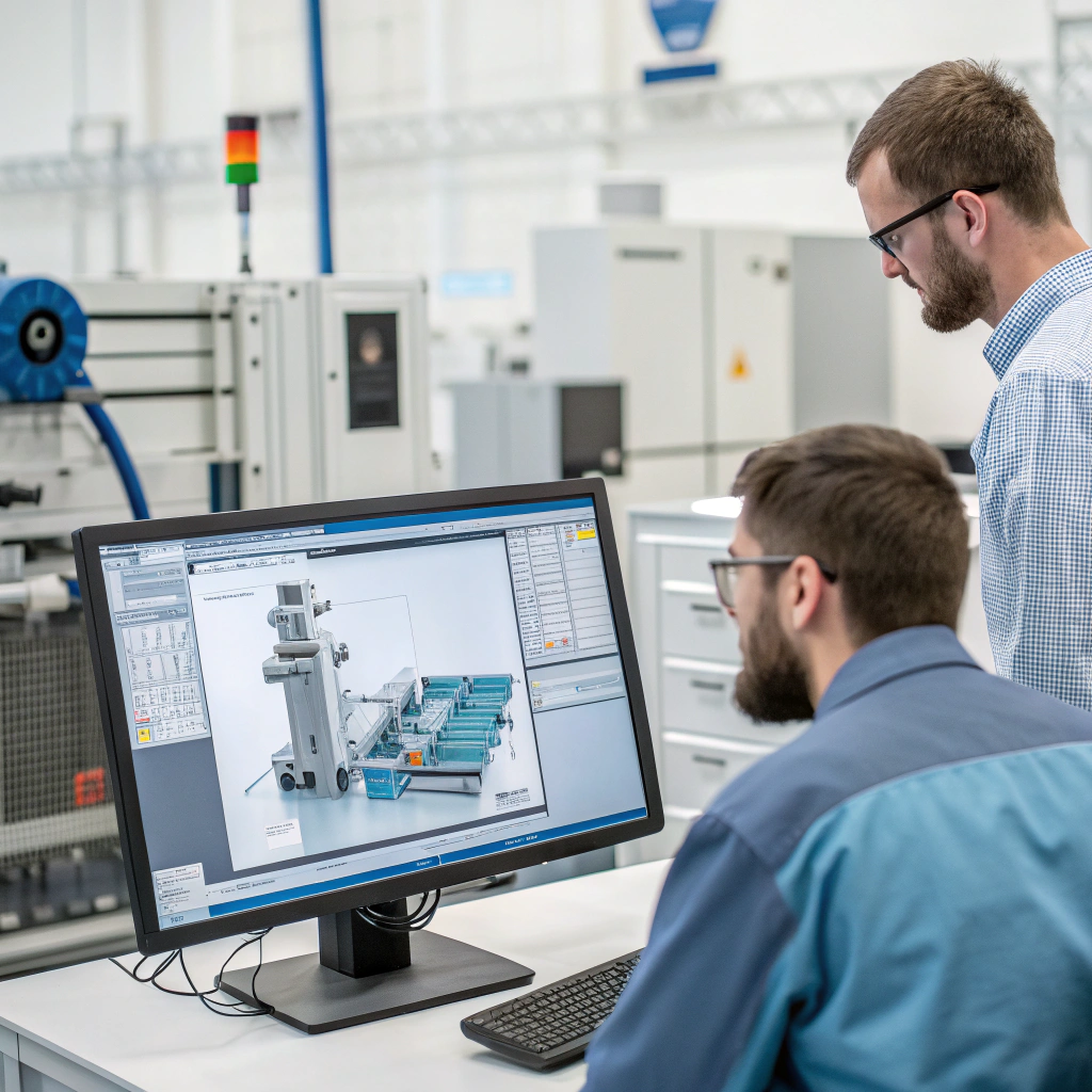 blue leather women's handbag with gold accents