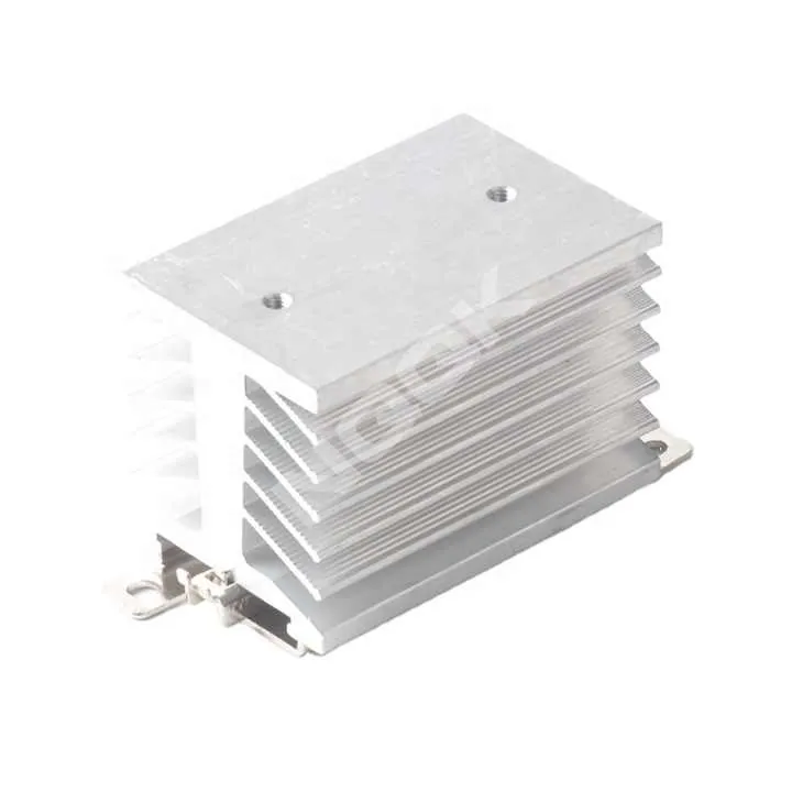 CNC Machined Heat Sink for Solid State Relay Cooling
