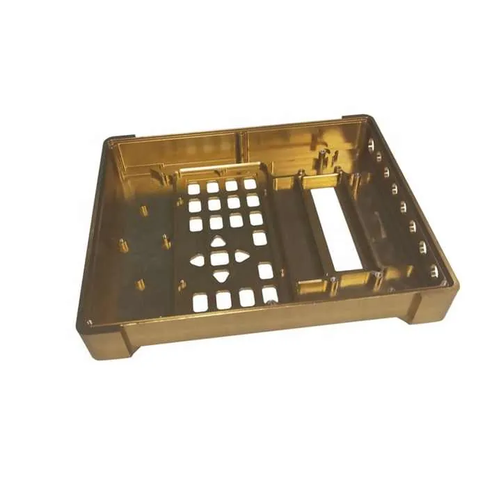 Precision Gold Anodized Aluminum Packaging Box