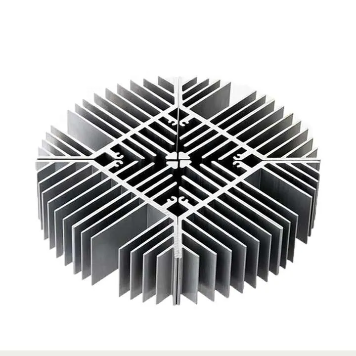 Round Extruded Aluminum Heat Sink for Compact Devices